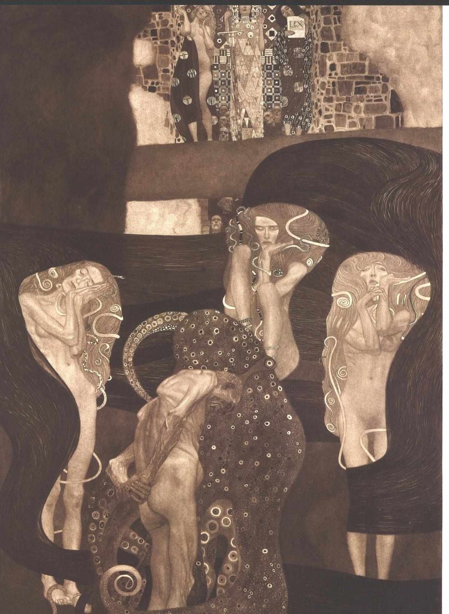Jurisprudencia - 1945 destruido de Gustav Klimt