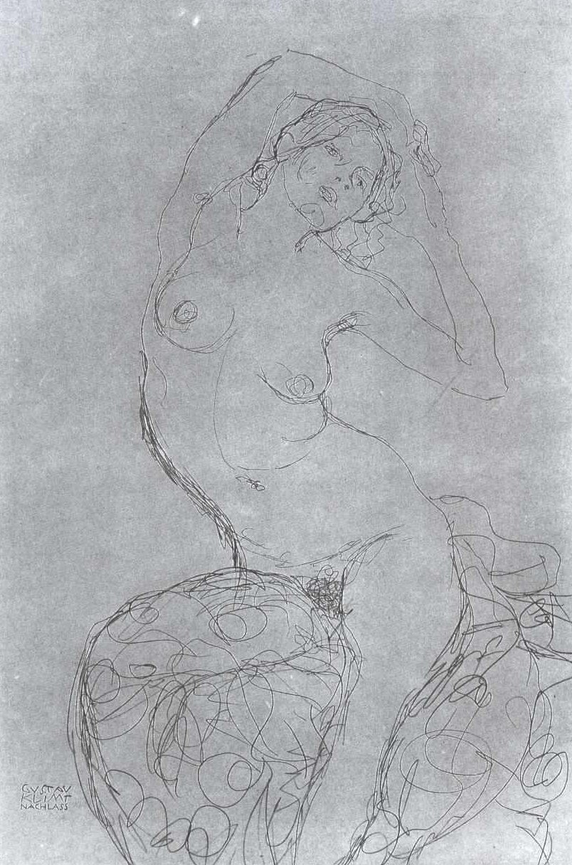 Desnuda de Gustav Klimt