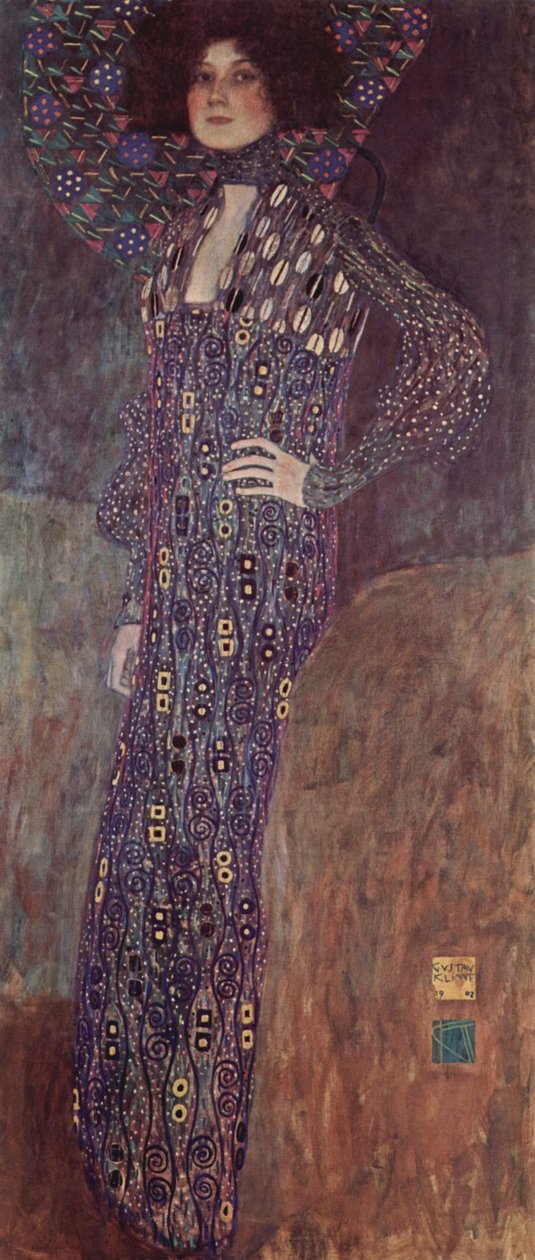 Retrato de Emilie Louise Flöge de Gustav Klimt