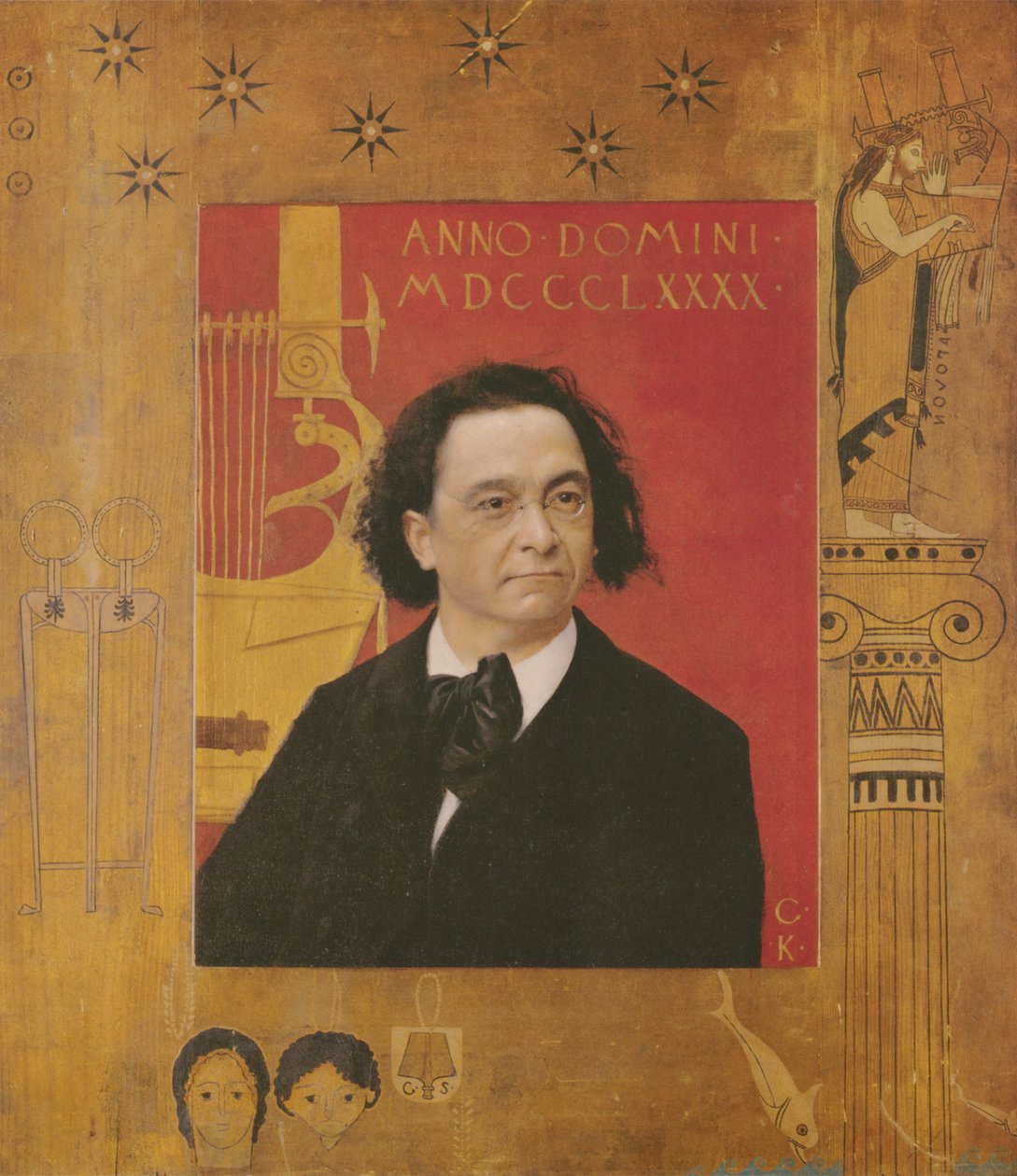 Retrato de Josef Pembaur de Gustav Klimt