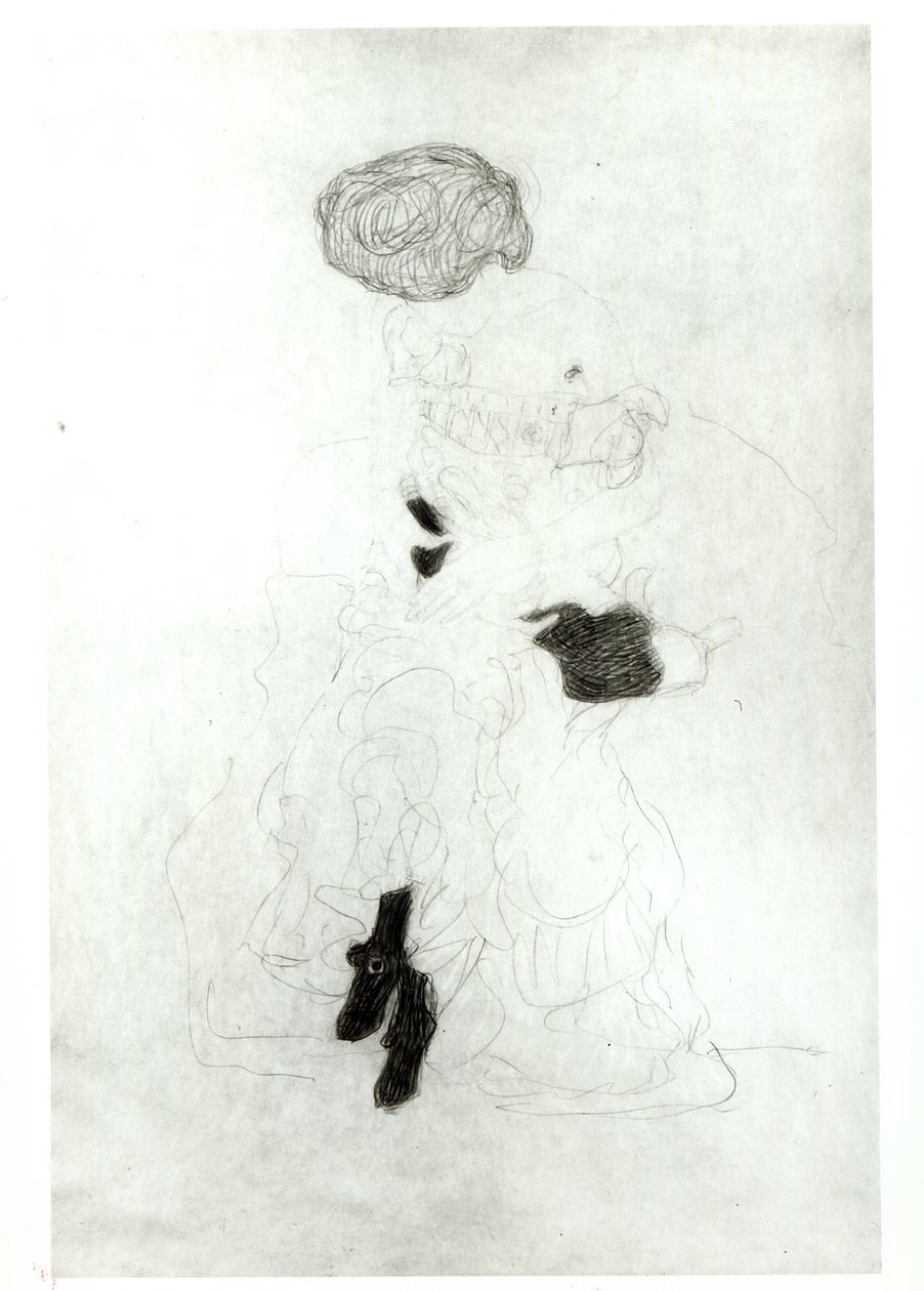 Mujer sentada de Gustav Klimt
