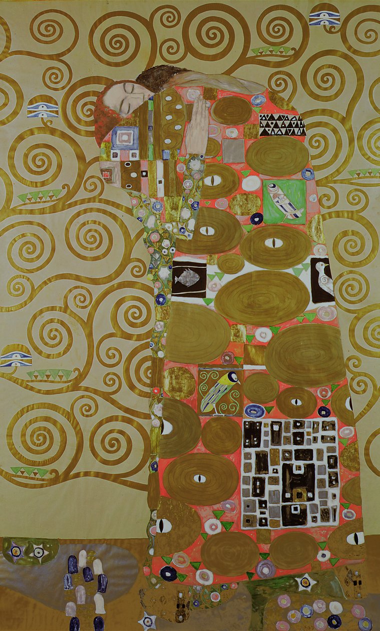 Estudio para Cumplimiento, c.1905-09 de Gustav Klimt