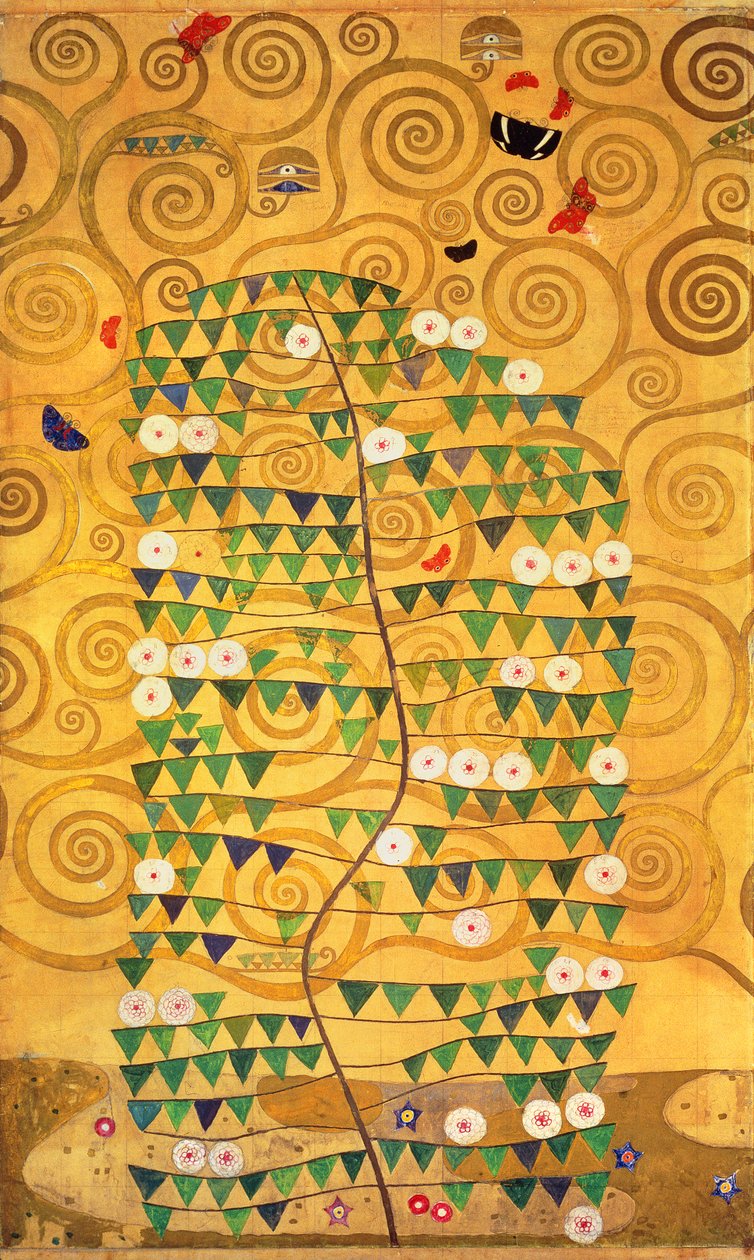 Árbol de la vida (Friso Stoclet) de Gustav Klimt