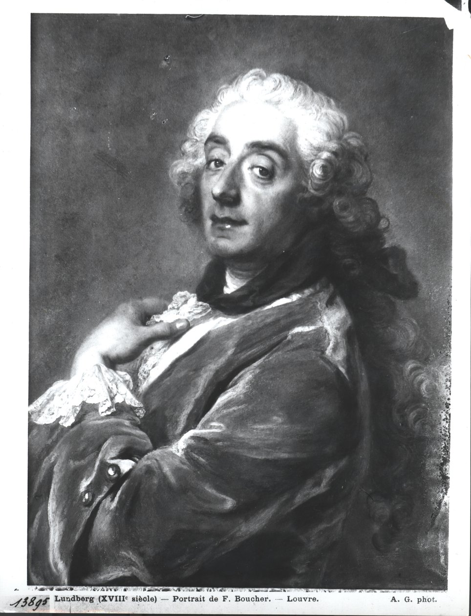 Retrato de François Boucher (1703-70) 1741 de Gustaf Lundberg