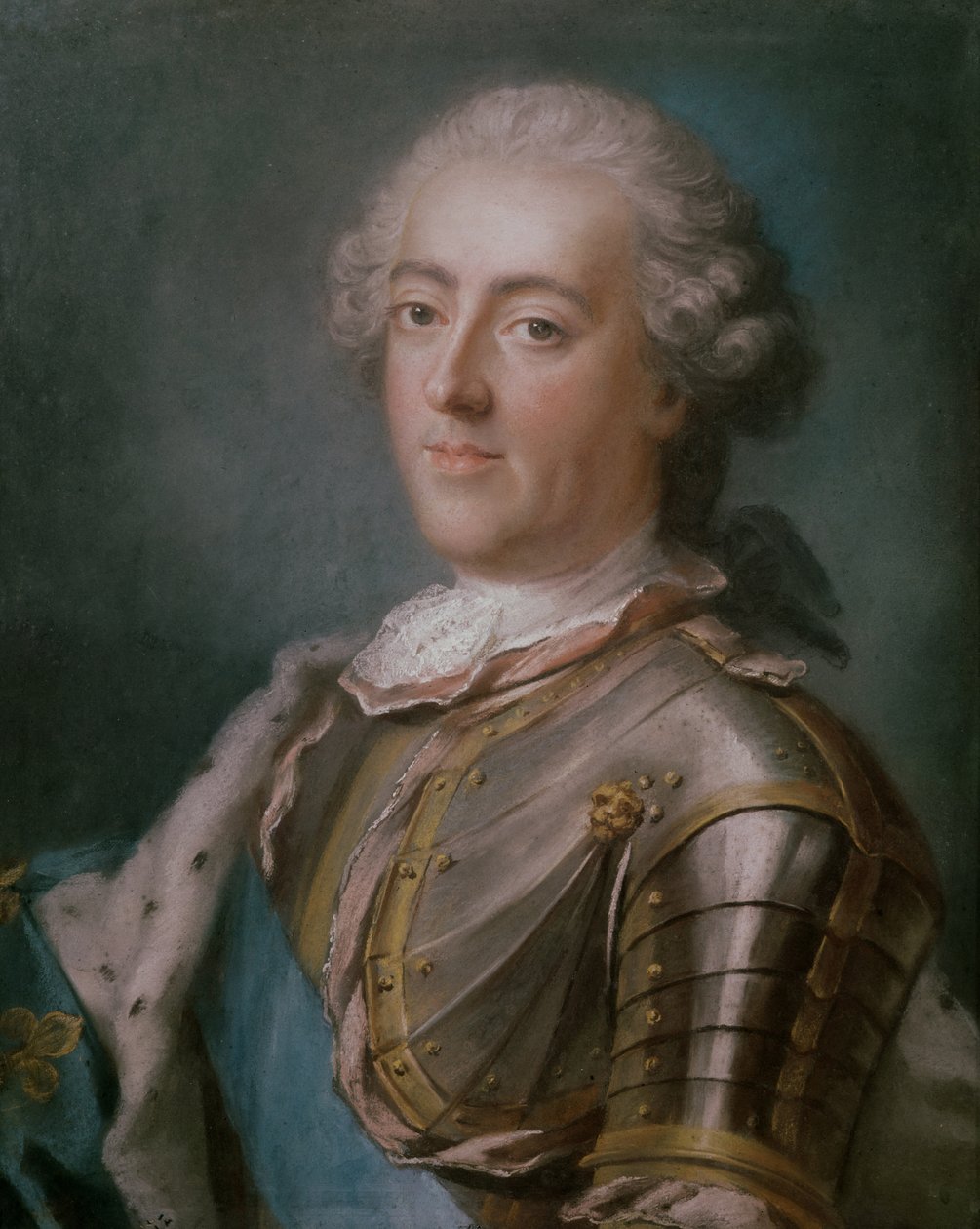 Retrato de Luis XV (1710-74) Rey de Francia de Gustaf Lundberg