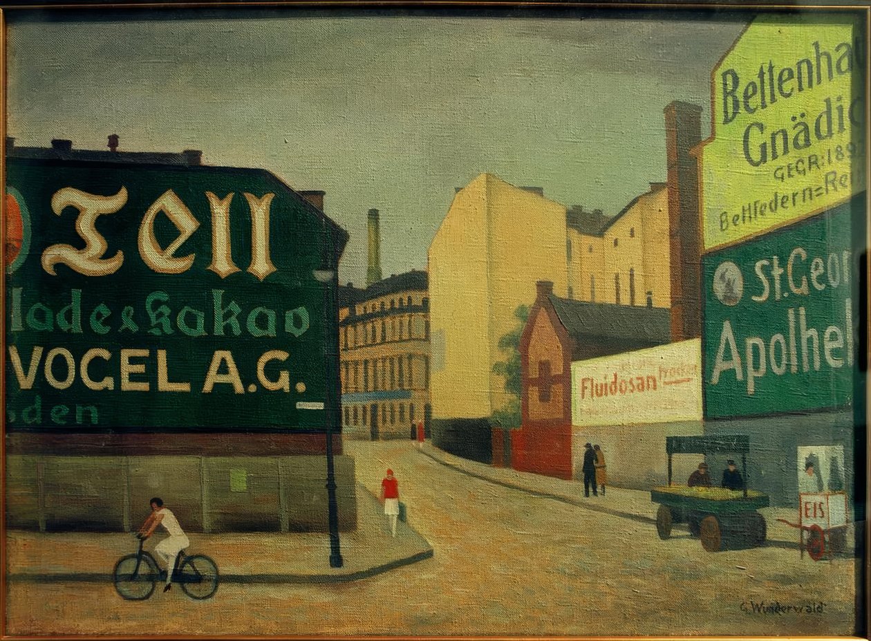 En la calle Landsberger de Gustav Wunderwald