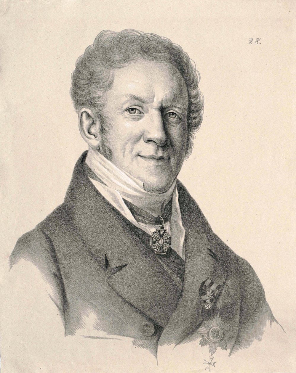 Balthasar Campenhausen (grabado de 1820) de Gustav Adolf Hippius