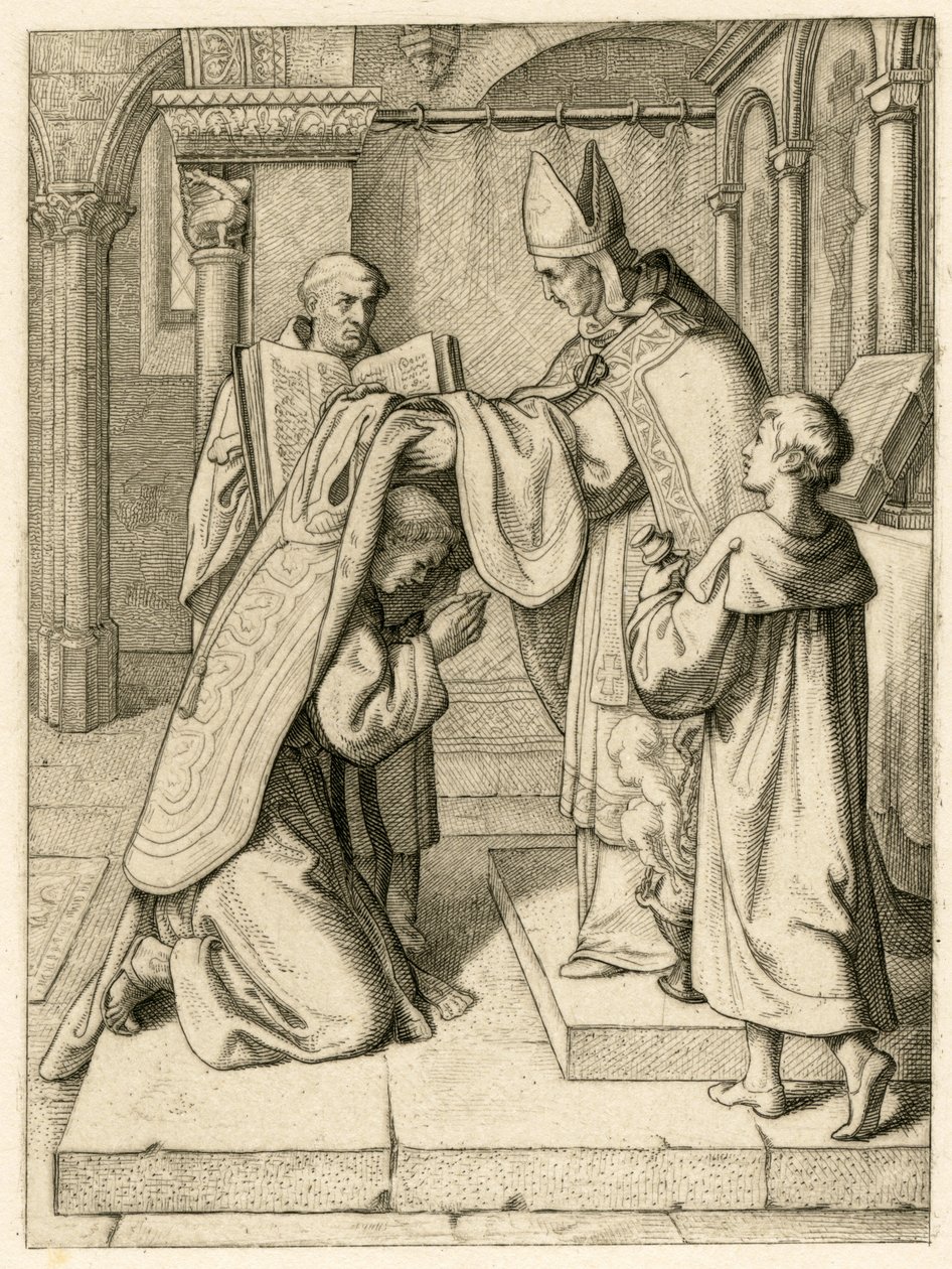 Martín Lutero es ordenado sacerdote de Gustav Ferdinand Leopold Konig