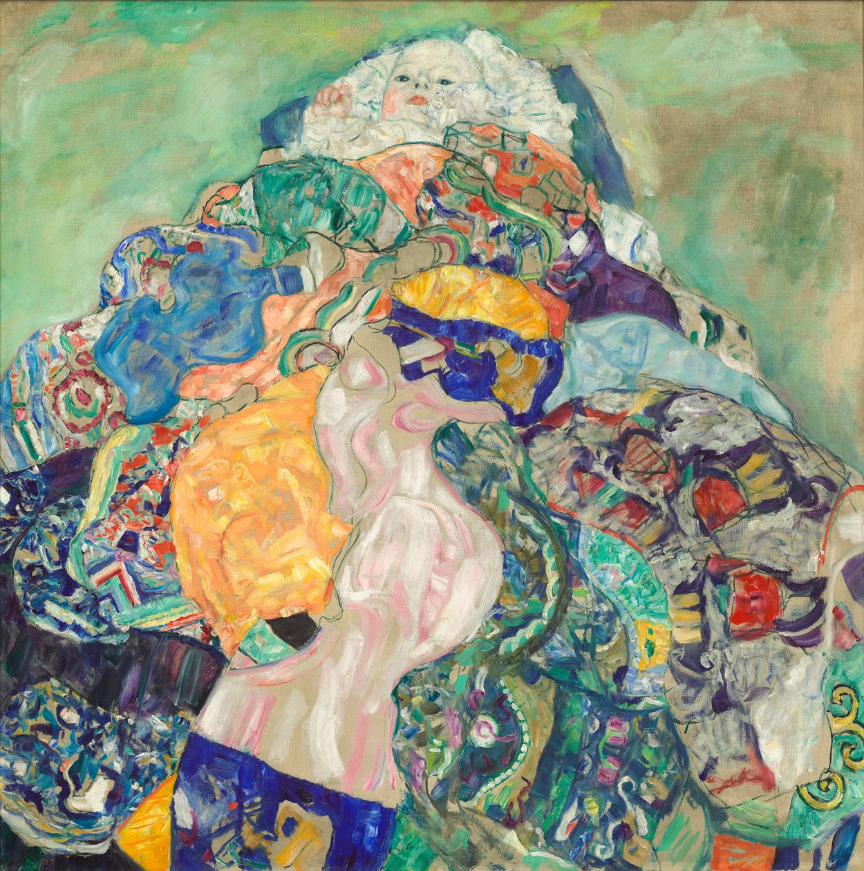 Bebé (Cuna) de Gustav Klimt