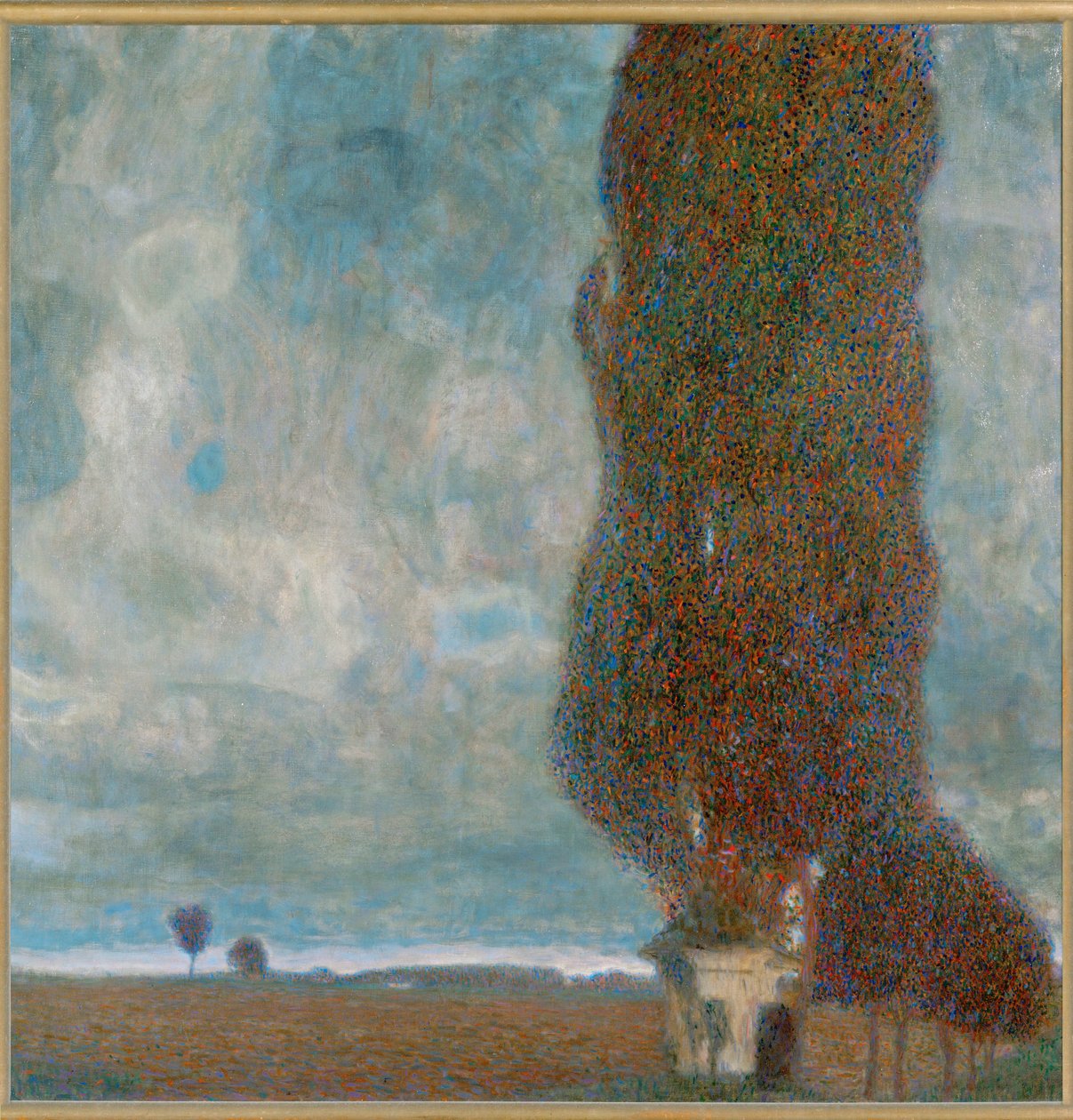 El gran álamo (II) o Tormenta creciente de Gustav Klimt