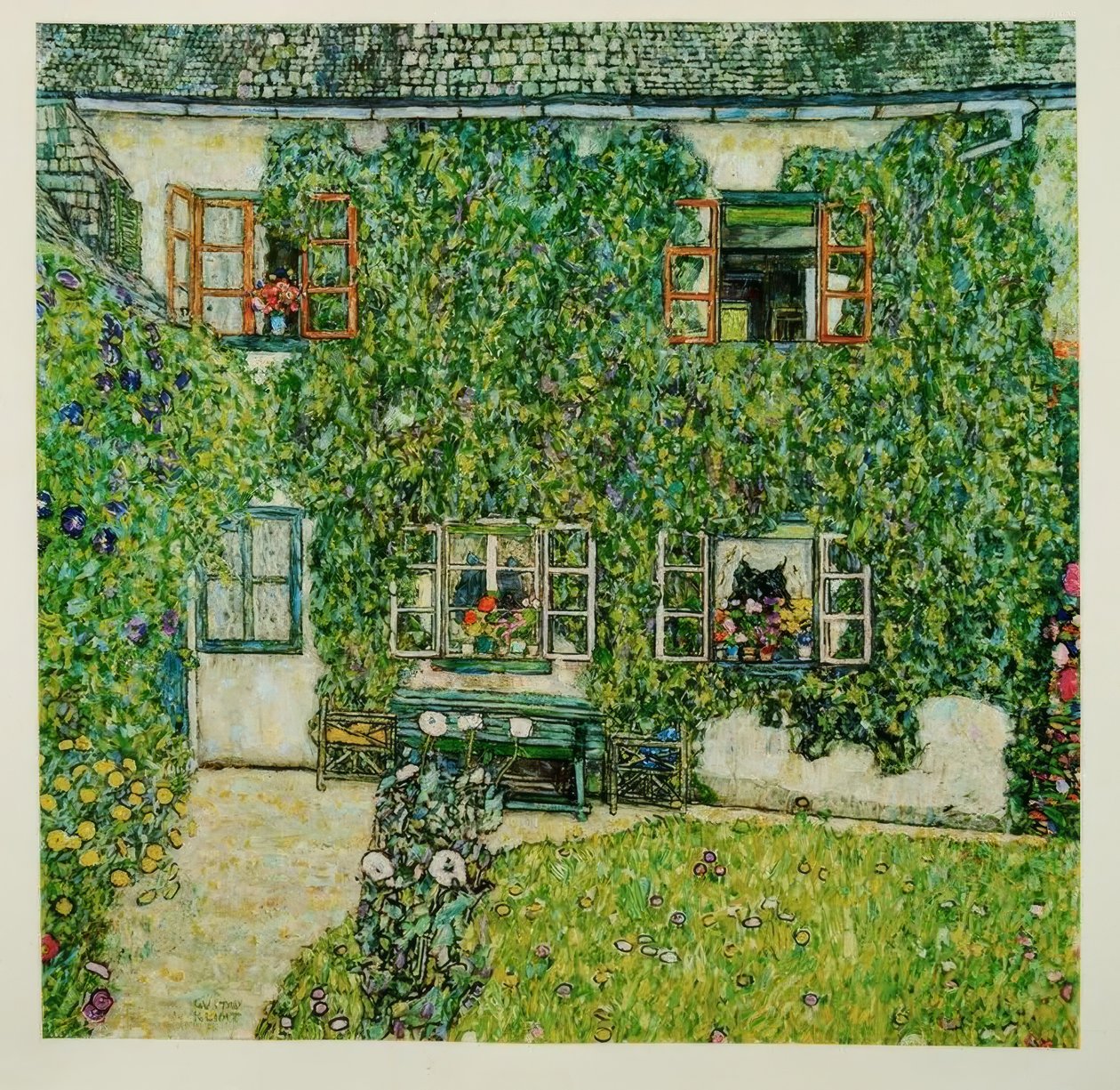 Cabaña del guardabosques, Lago Attersee de Gustav Klimt