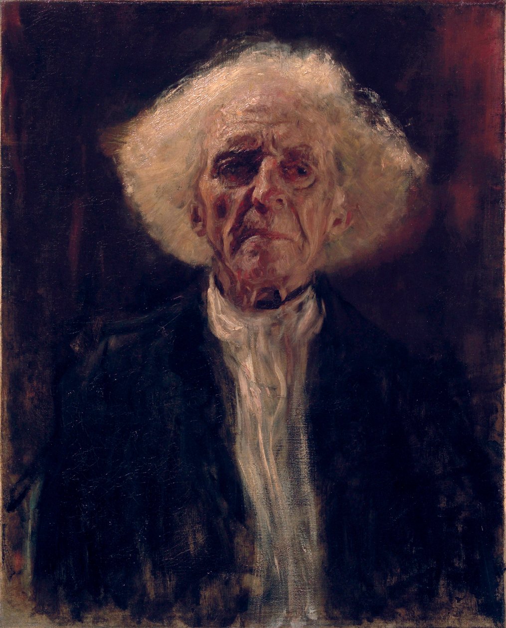 Hombre ciego - Pintura de Gustav Klimt (1862-1918), óleo sobre lienzo de Gustav Klimt
