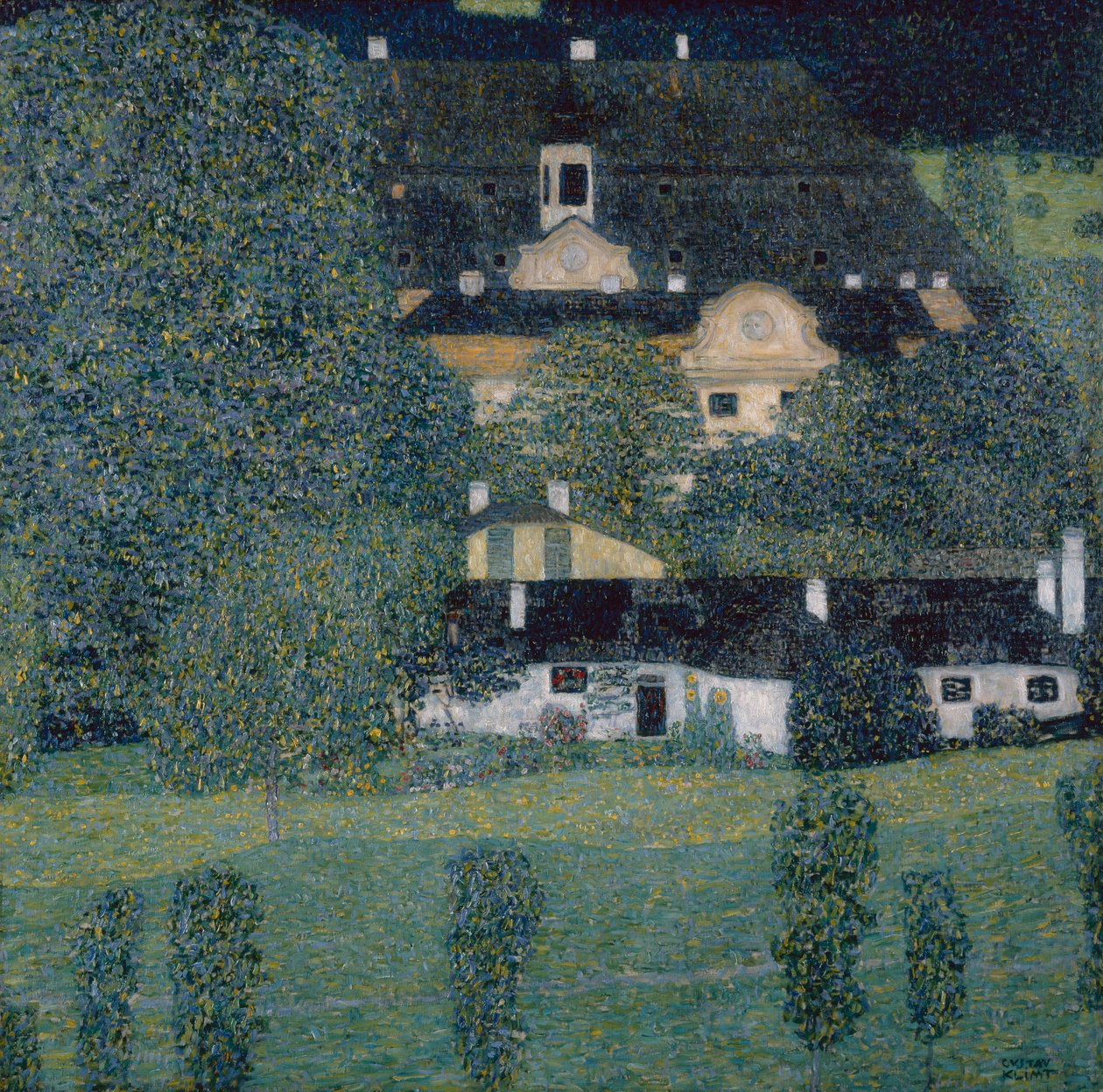 Castillo Kammer en el Lago Attersee II de Gustav Klimt