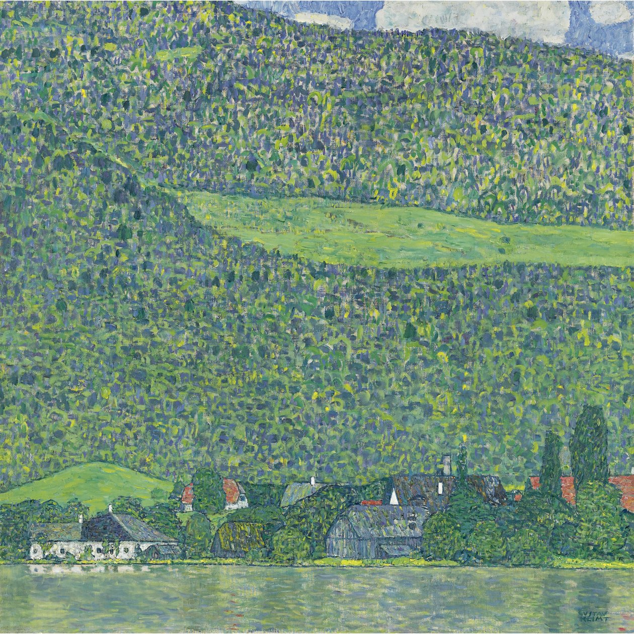 Litzlberg en el Attersee, 1914-1915 de Gustav Klimt