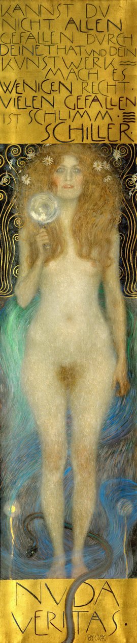 Nuda Veritas, 1899 de Gustav Klimt
