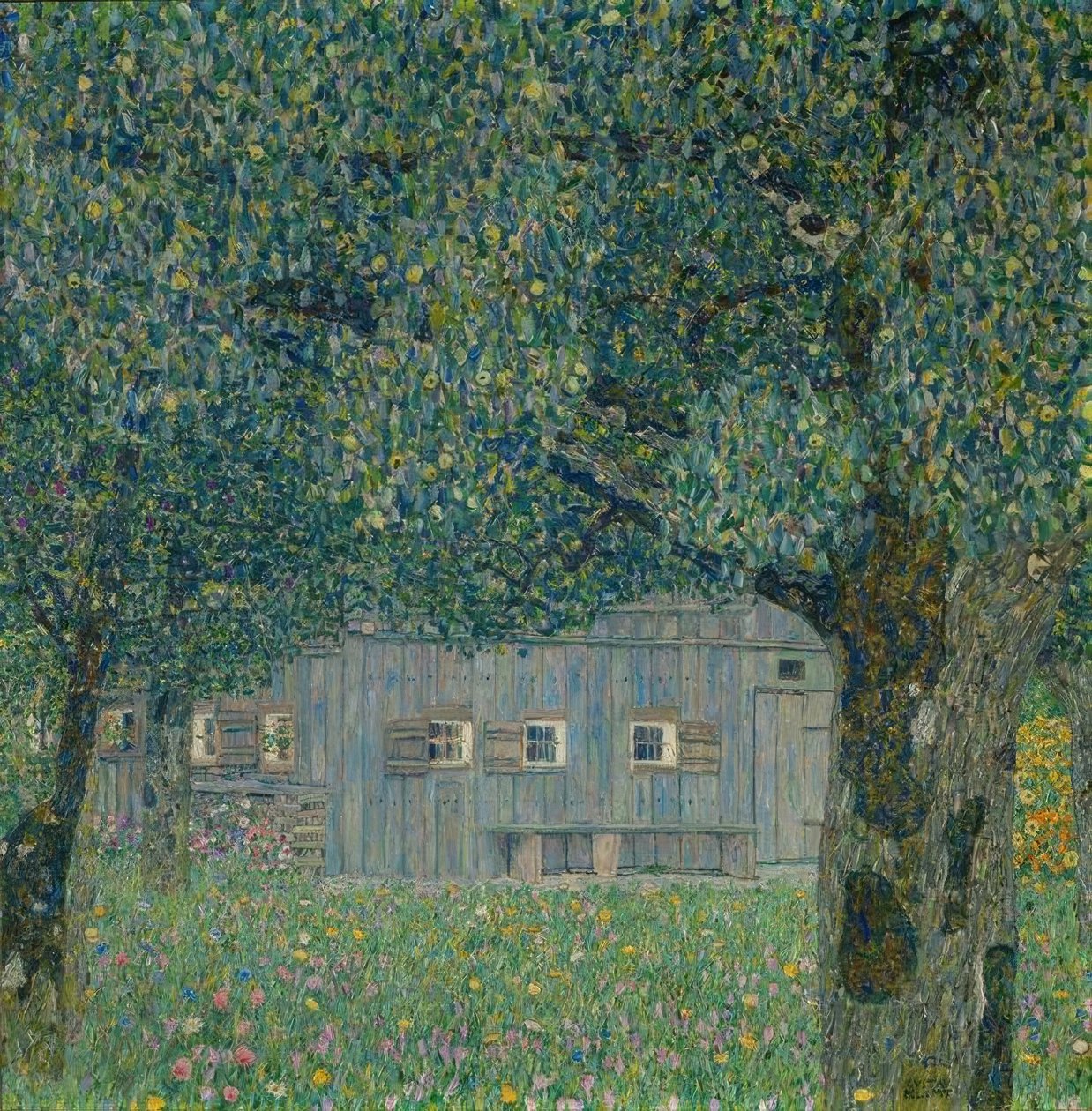 Casa de campo de Alta Austria de Gustav Klimt