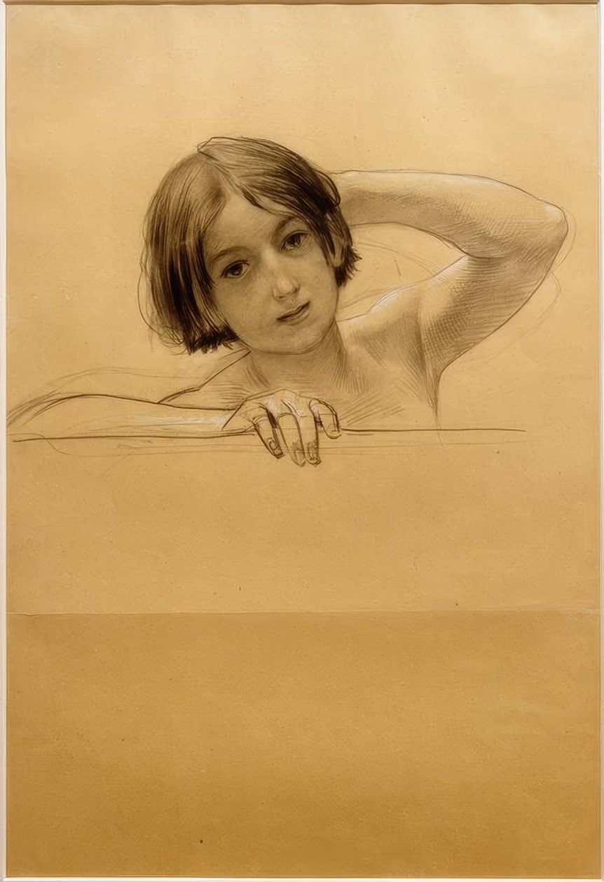 Retrato de un niño de Gustav Klimt