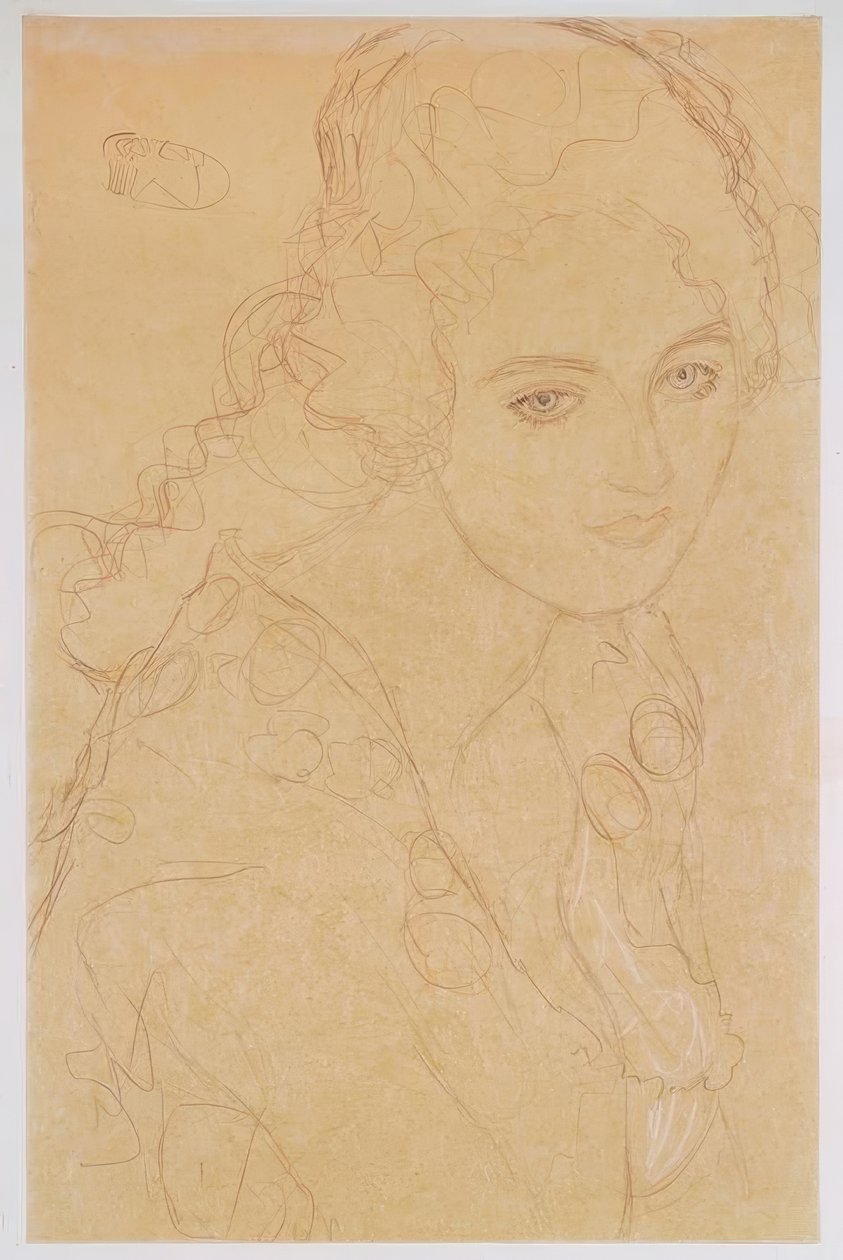 Retrato de Ria Munk III de Gustav Klimt