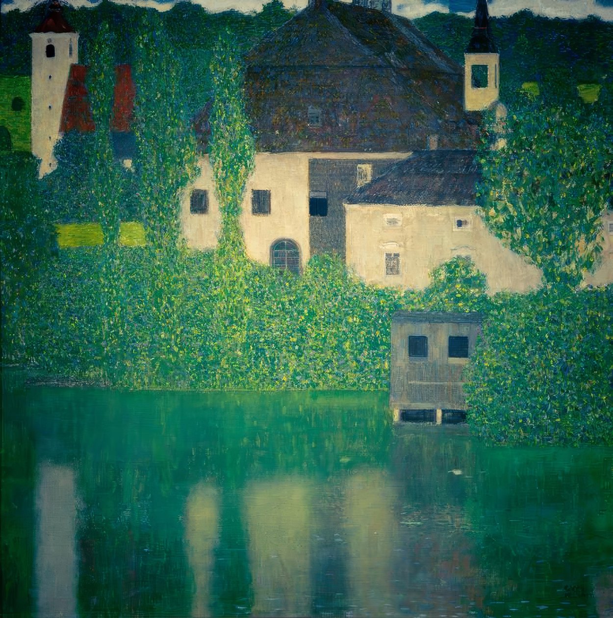 Castillo Kammer en Attersee I de Gustav Klimt