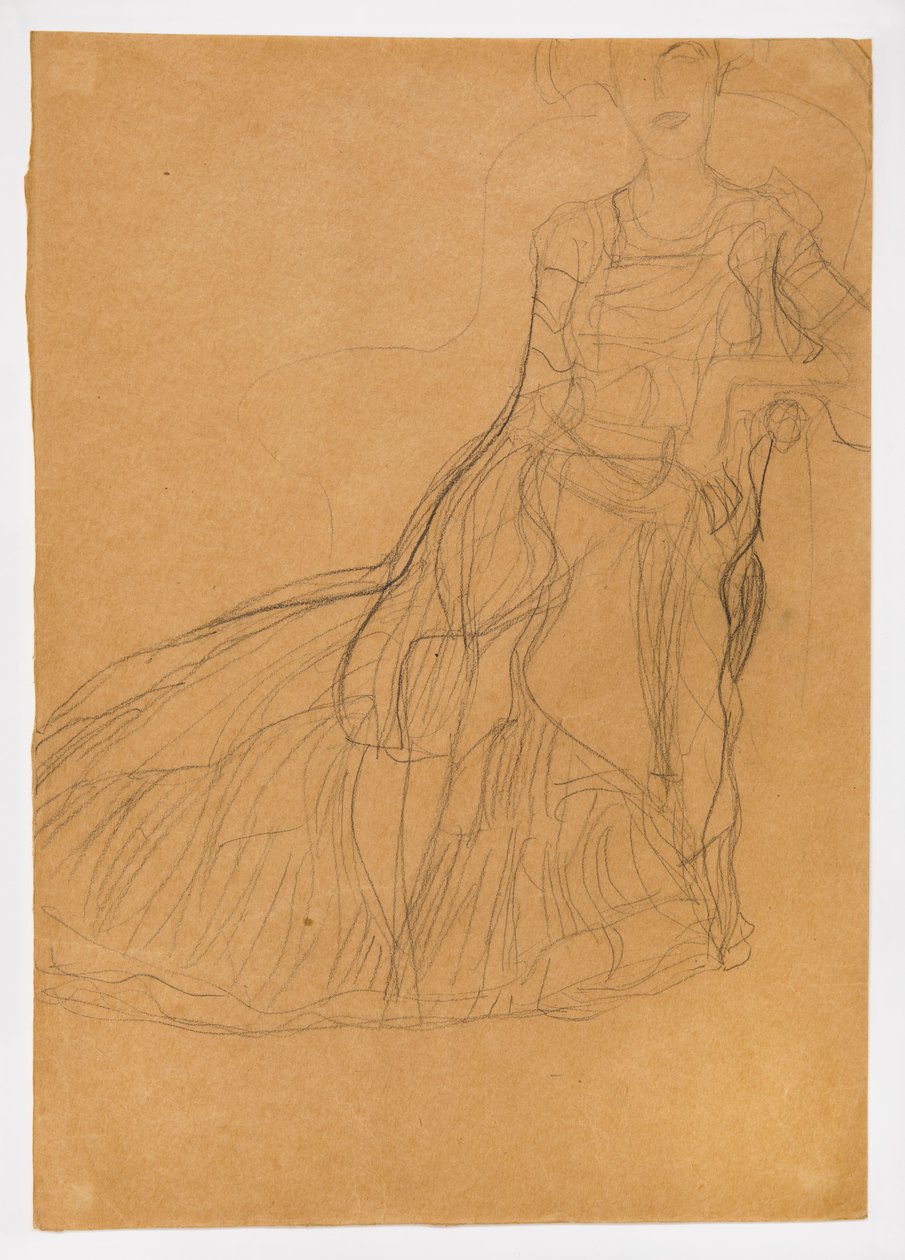 Dama sentada (Adele Bloch-Bauer) de Gustav Klimt