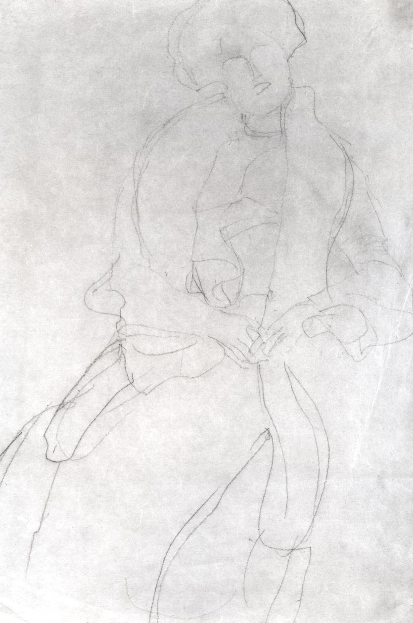 Mujer sentada con boa (Adele Bloch-Bauer) de Gustav Klimt