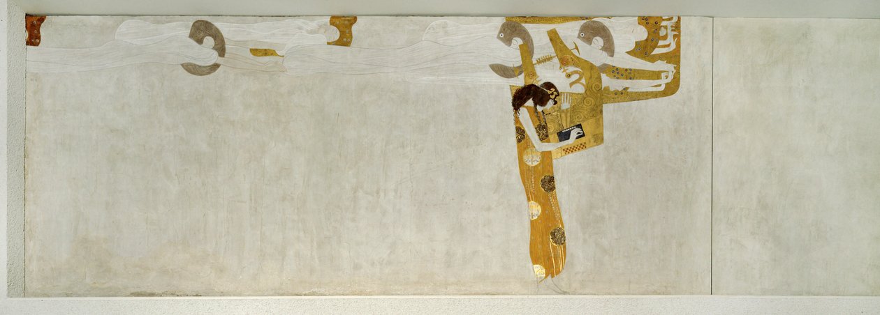 Detalle del friso de Beethoven de Gustav Klimt