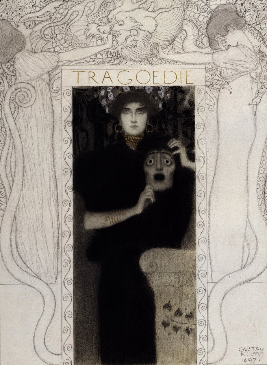 Tragedia, 1897 de Gustav Klimt