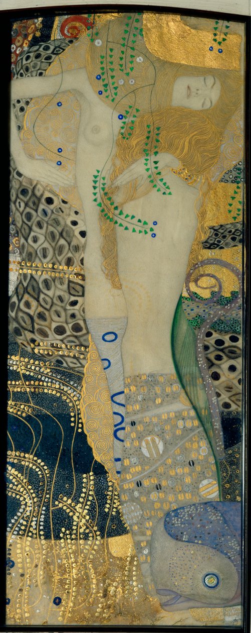 Serpientes de agua de Gustav Klimt
