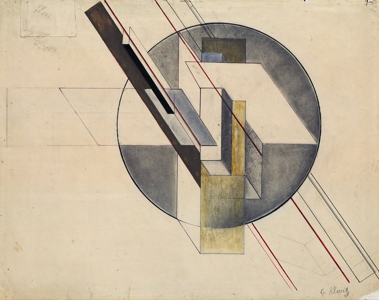 Construcción, 1921 de Gustav Klutsis