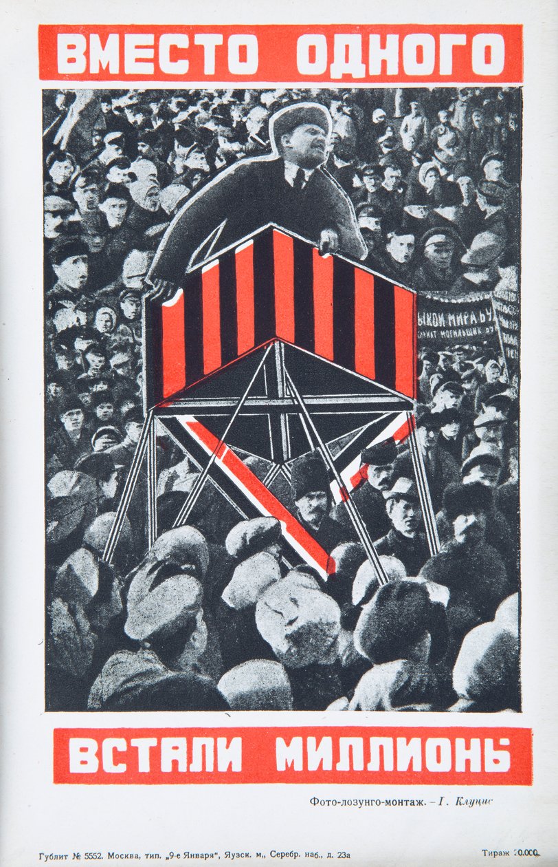 Vladimir Lenin, ca 1934 de Gustav Klutsis