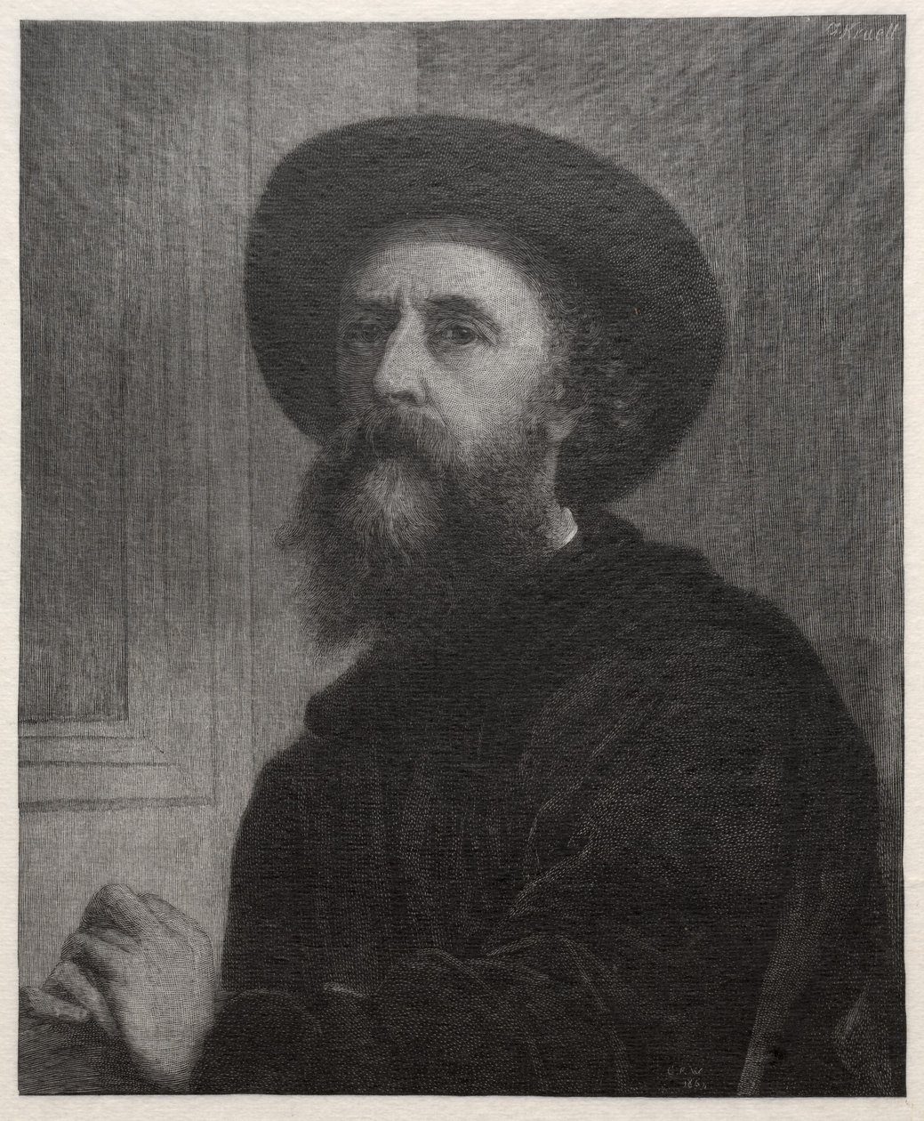 George Frederick Watts, 1887 de Gustav Kruell