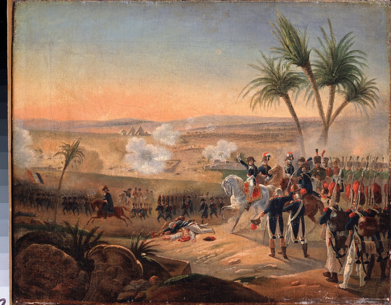 Escena de una ofensiva militar de Gustav Schwarz