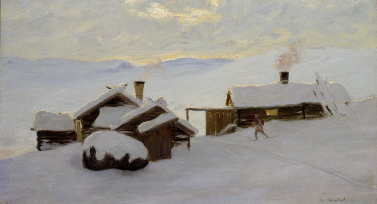 Sjodalen (óleo sobre lienzo) de Gustav Wentzel