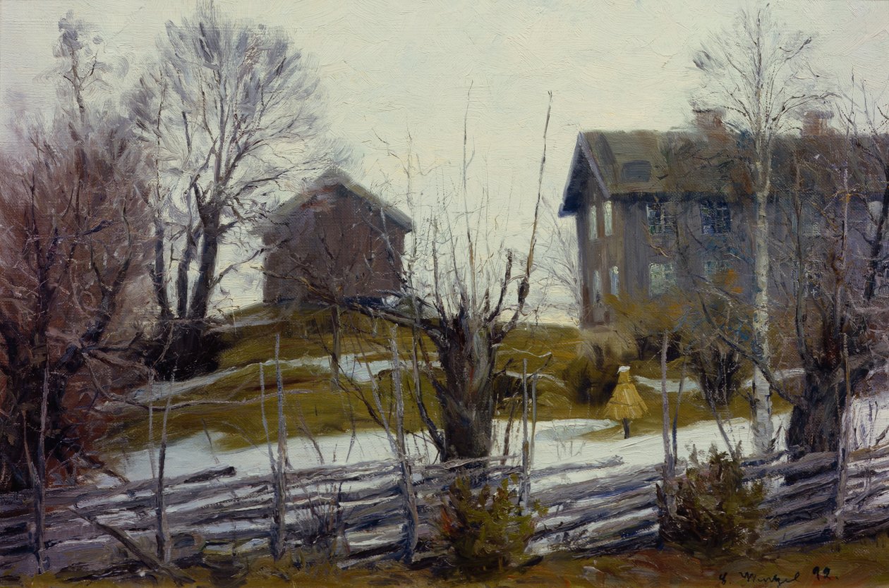 Deshielo de primavera de Gustav Wentzel