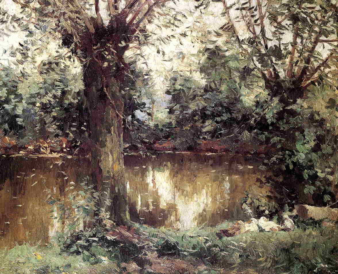 Orillas del Yerres de Gustave Caillebotte