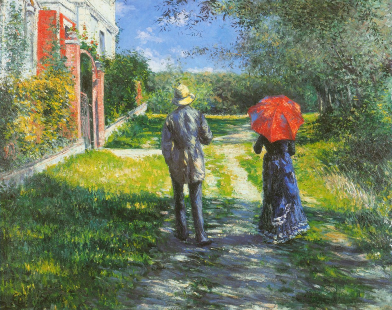 Camino ascendente de Gustave Caillebotte