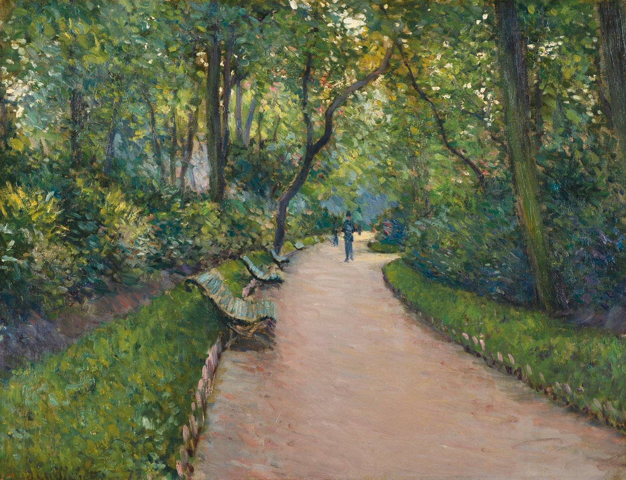 El Parque Monceau de Gustave Caillebotte