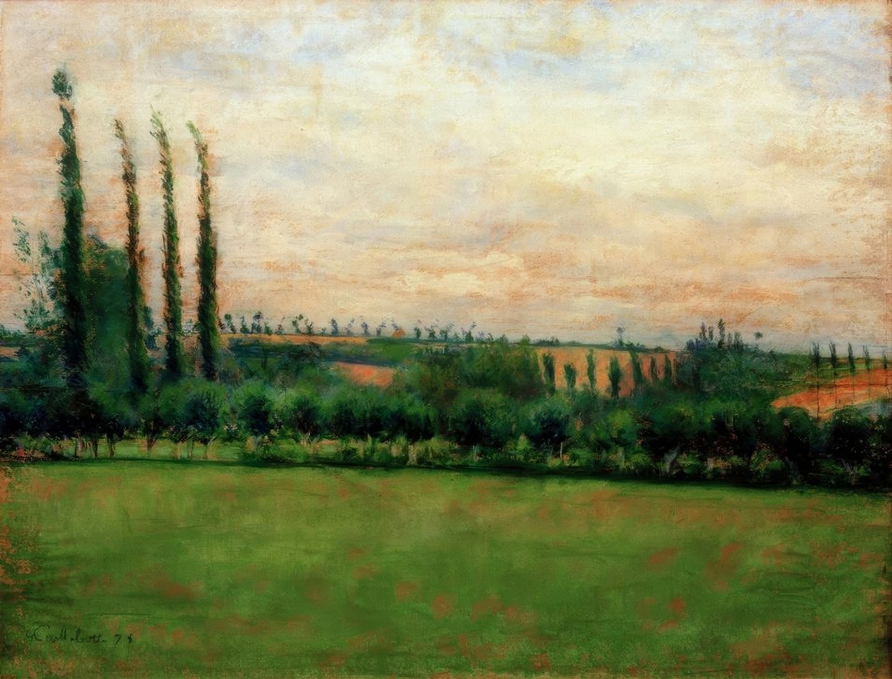 Pradera de Gustave Caillebotte