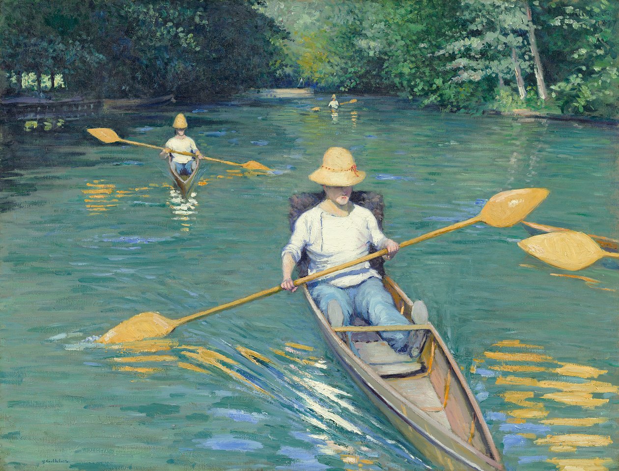 Botes, 1877 de Gustave Caillebotte