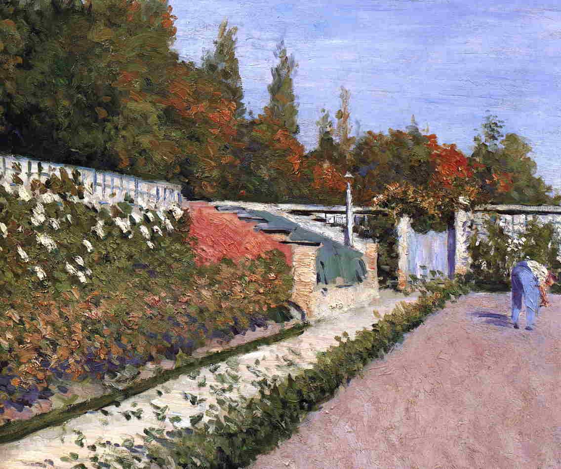 El jardinero de Gustave Caillebotte