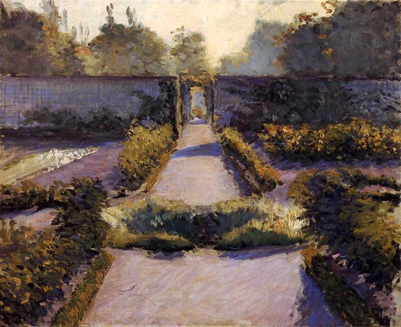 El huerto, Yerres de Gustave Caillebotte