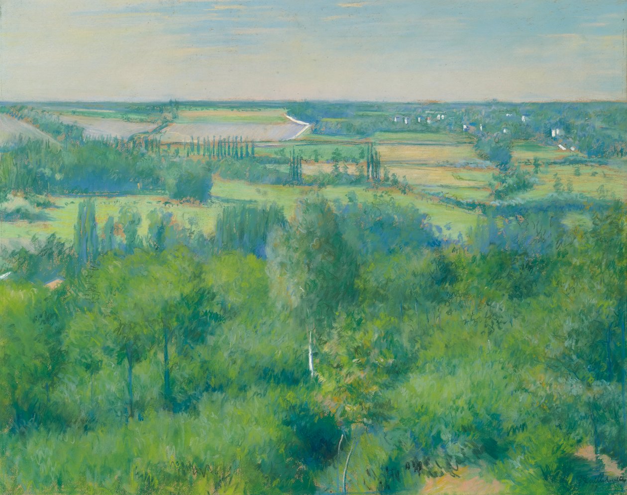 Valle del Yerres de Gustave Caillebotte