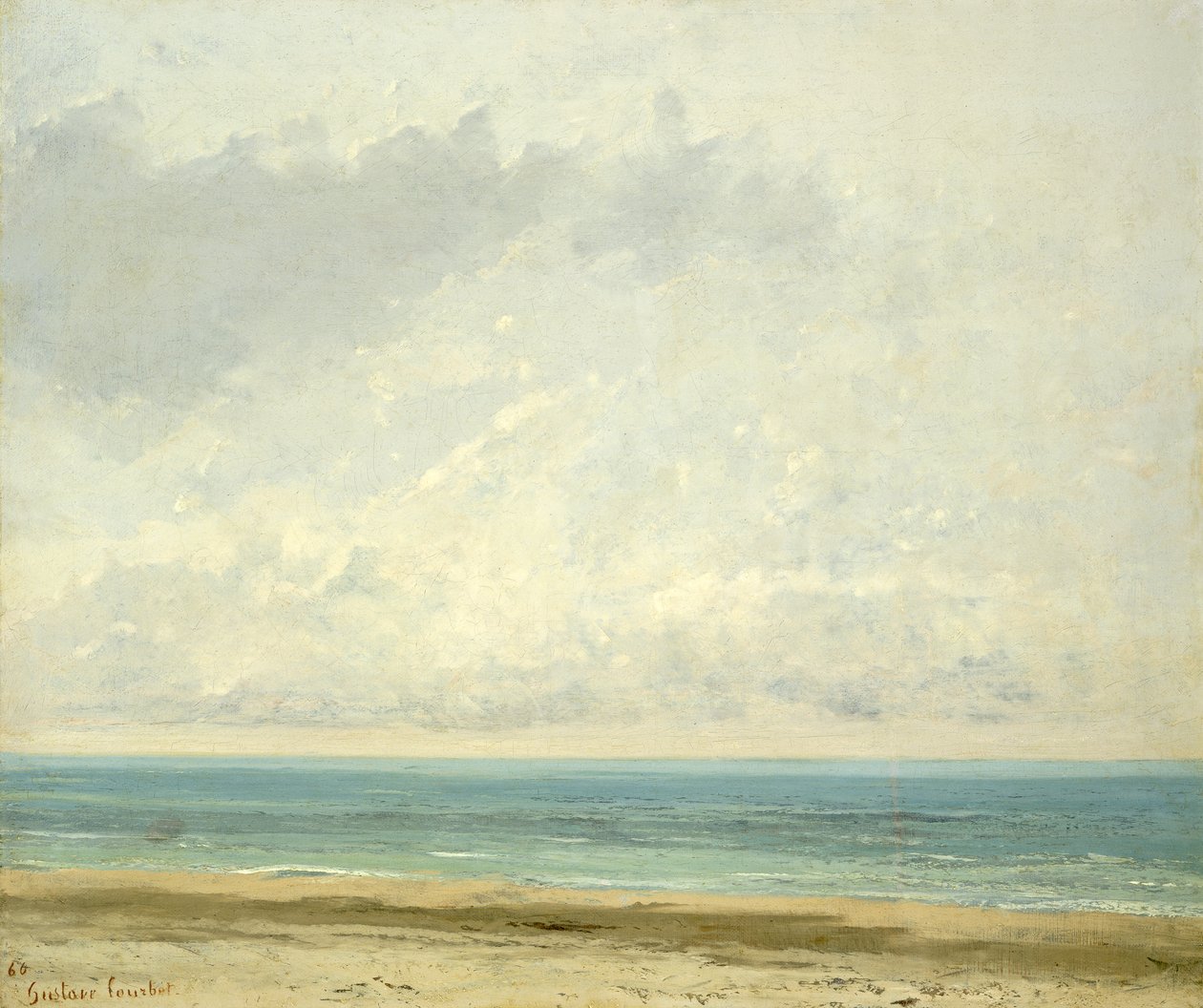 Mar en Calma, 1866 de Gustave Courbet