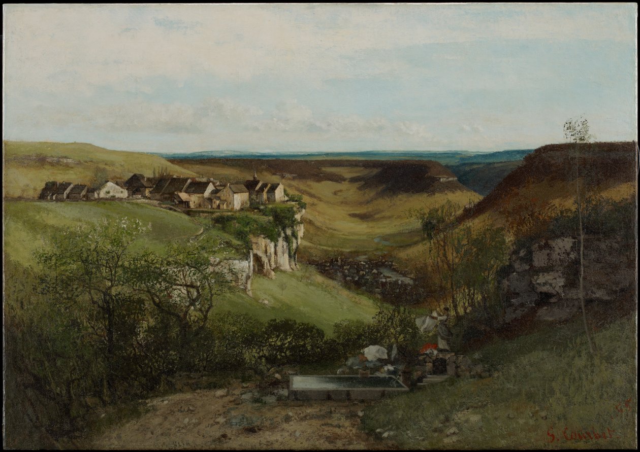 Château d’Ornans, 1855 de Gustave Courbet