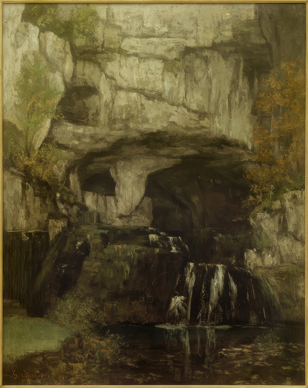 La fuente del Lison de Gustave Courbet