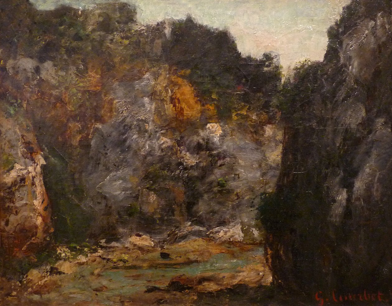 El Desfiladero de Gustave Courbet