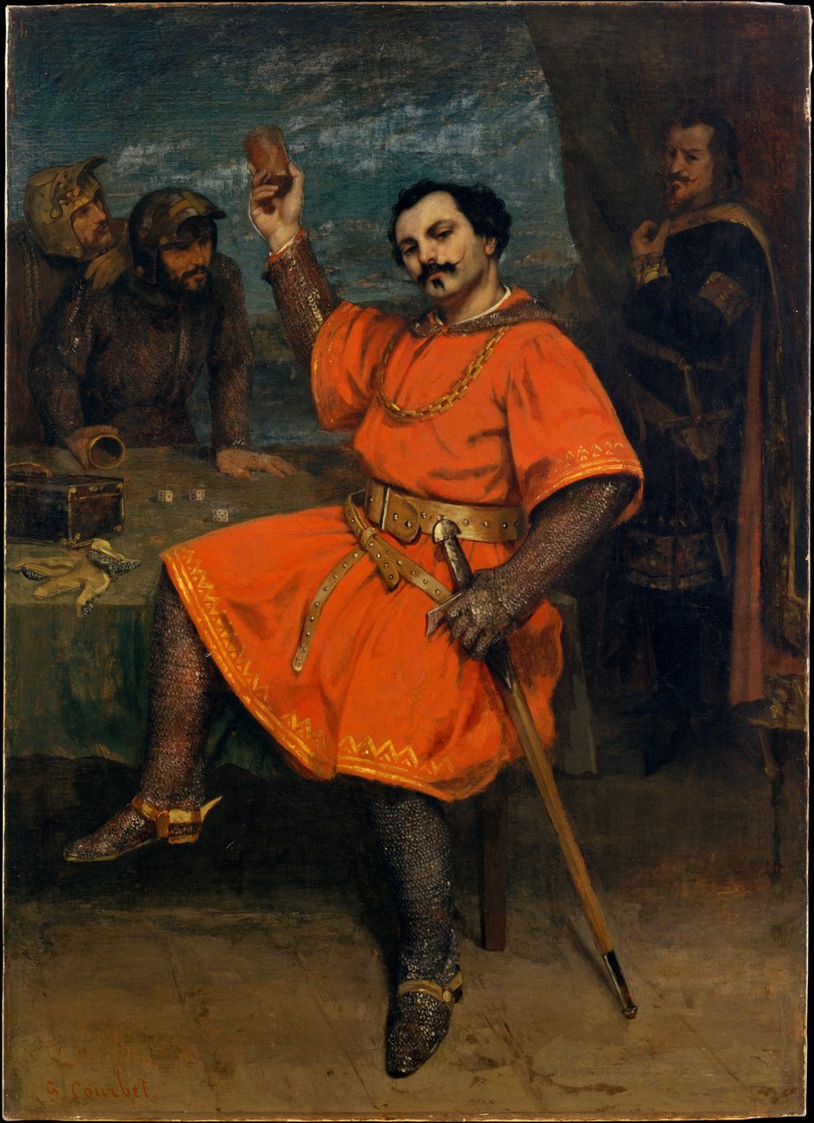 Louis Guéymard como Robert el Diablo de Gustave Courbet