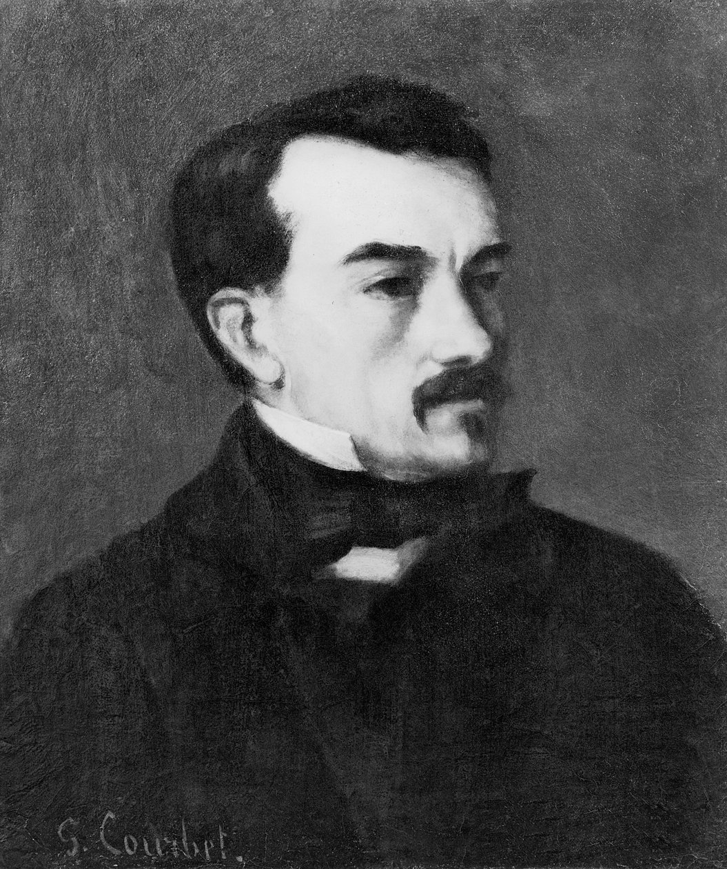 Retrato de un hombre de Gustave Courbet