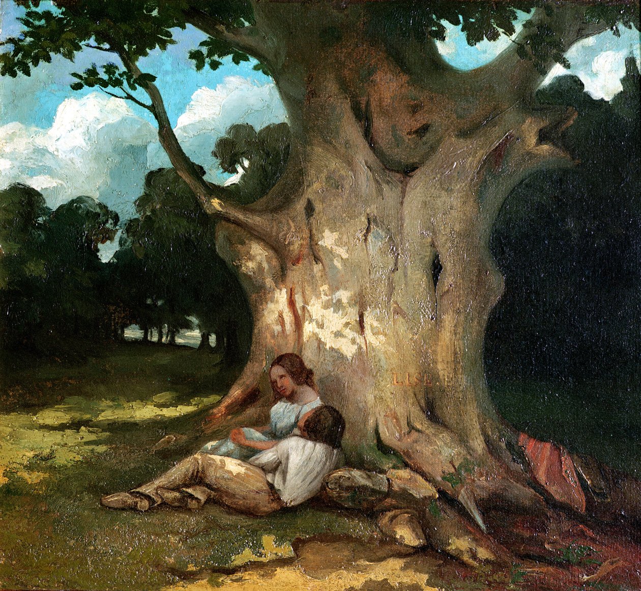 El gran roble de Gustave Courbet