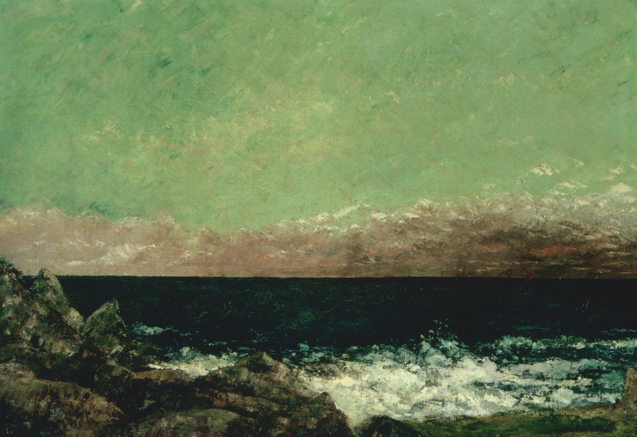 El Mediterráneo de Gustave Courbet